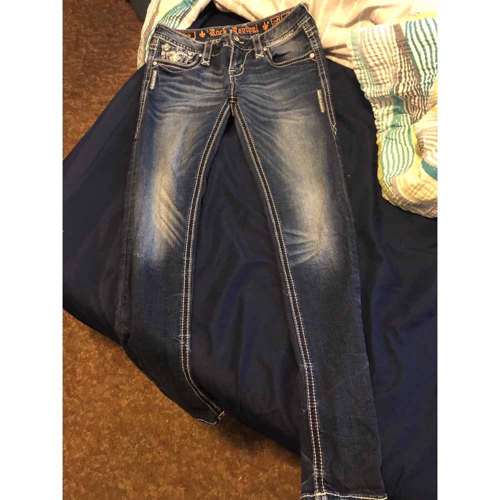 Rock revival skinny jeans